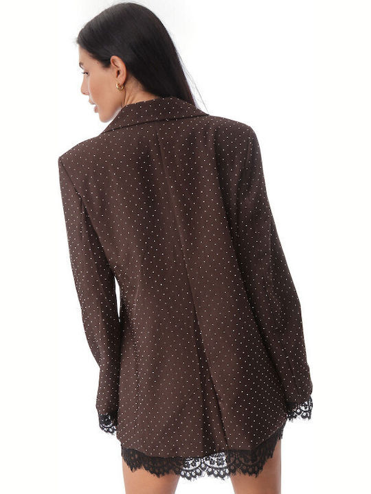 Silia D Women's Blazer Brown