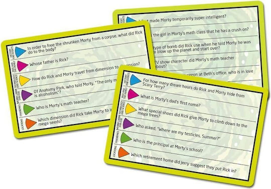 Brettspiel Trivial Pursuit Rick and Morty Bitesize für 2-4 Spieler 17+ Jahre (EN) Winning Moves
