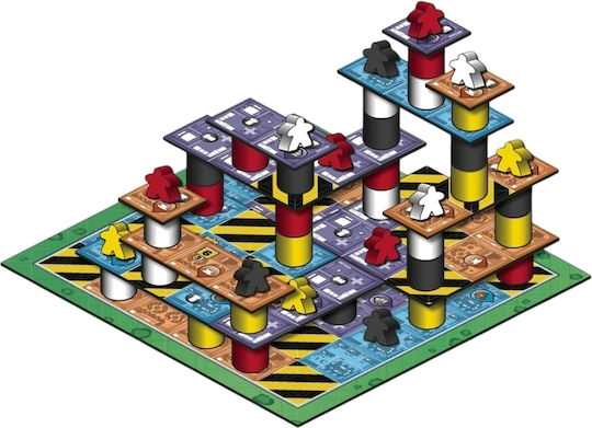 Board Game Meeple Towers for 2-4 Players 12+ Years Old (EN) WizKids
