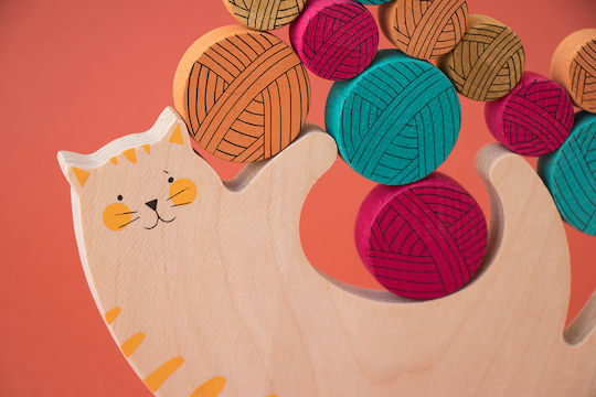 Board Game MEOW! Balancing Game for 1+ Players 3+ Years Old (EN) Londji