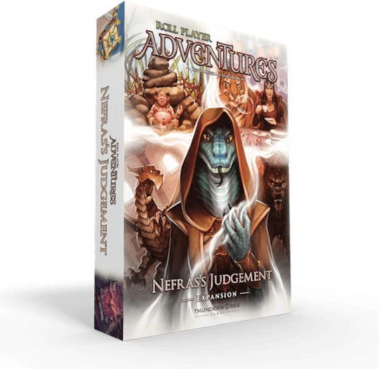 Разширение на играта Roll Player Adventures Nefras's Judgement за 1-4 играчи 14+ години (EN) Thunderworks Games