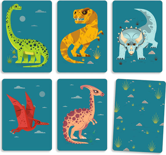 Board Game Dino Draft for 2-5 Players 6+ Years Old (FR) Djeco