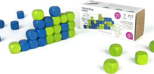 Επιτραπέζιο Παιχνίδι Connecting Cubes για 2 Παίκτες 5+ Ετών (IT) Milaniwood