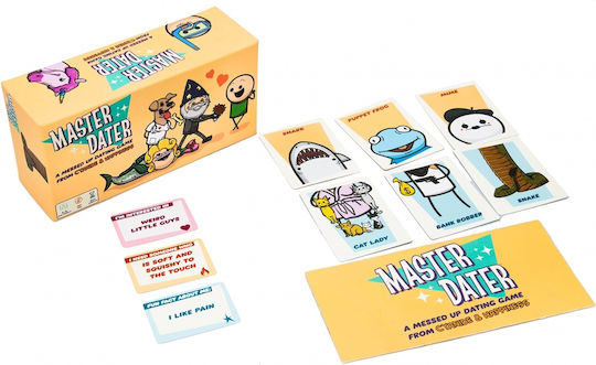 Brettspiel Master Dater Base Game für 3-6 Spieler 13+ Jahre (EN) Joking Hazard