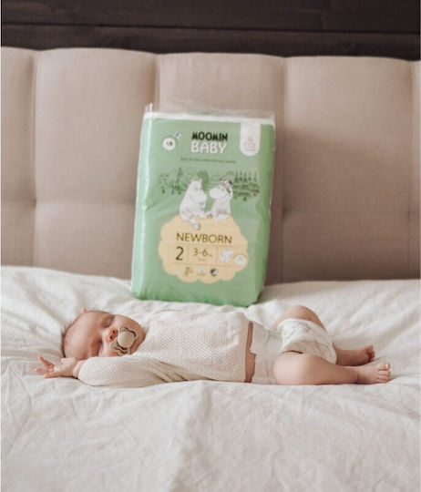 Moomin Baby Πάνες με Αυτοκόλλητο No. 2 για 3-6kg 56τμχ