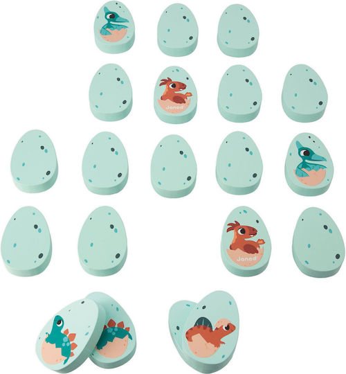 Board Game Dino Memory for 1 Player 2+ Years Old Janod