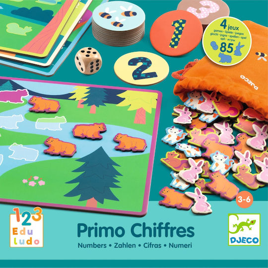 Board Game Eduludo 4 for 1 Player 4+ Years Old Djeco