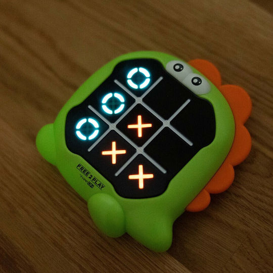 Board Game Tic-Tac-Toe 2 σε 1 Dinosaur for 2 Players 3+ Years Old FreeOn