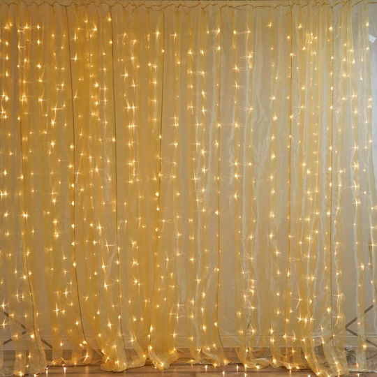 240 Λαμπάκια LED Κουρτίνα 1μ. Θερμό Λευκό 240 Λαμπάκια LED Κουρτίνα 1μ. Θερμό Λευκό