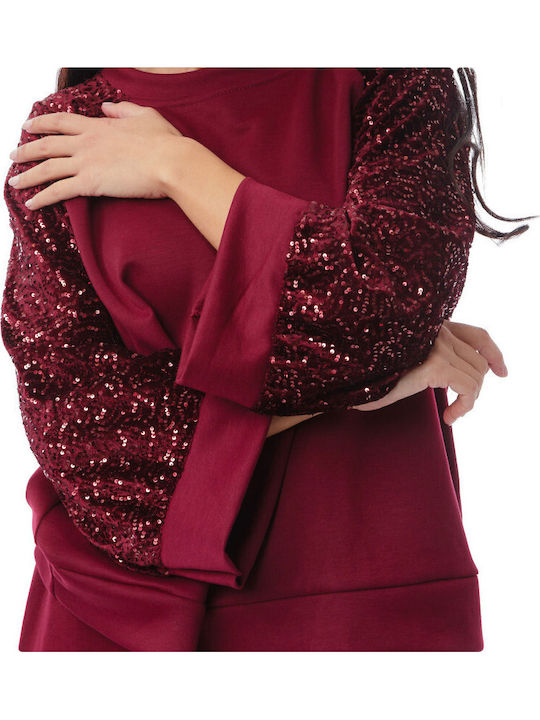 Sweatpants Set Burgundy
