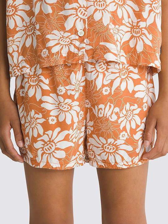 Șort/Salopetă Copii din Material Textil Tan