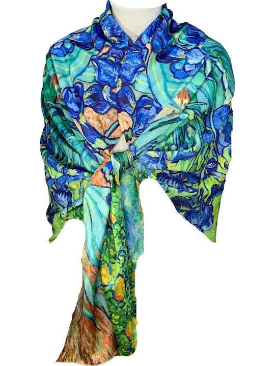 Damen Schal Blau