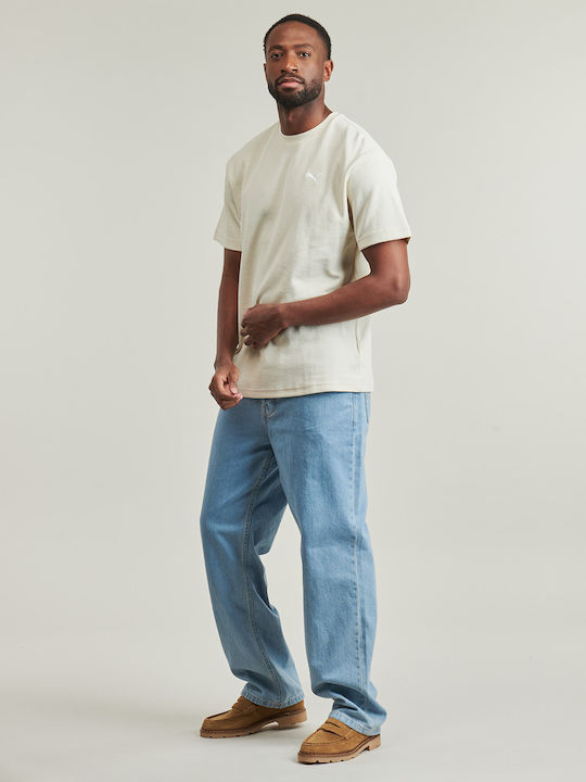 PUMA Ess Elevated T-shirt Beige