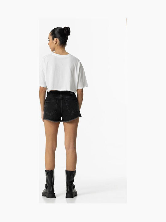 Șort/Salopetă Copii Denim Negru