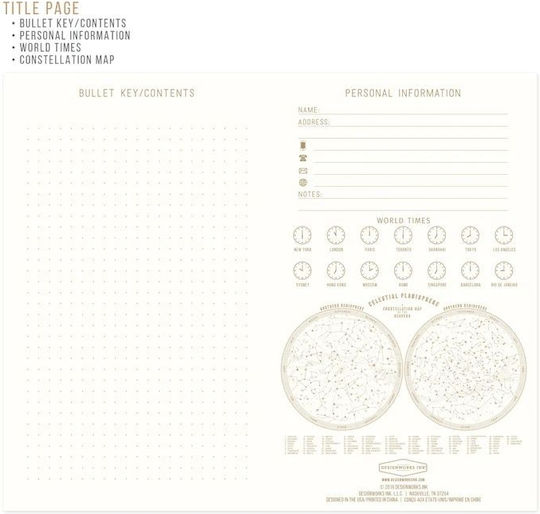 Designworks Moon Σημειωματάριο A5