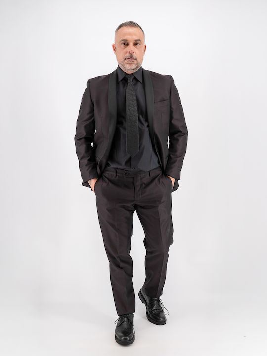 Men's Suit Bordeaux
