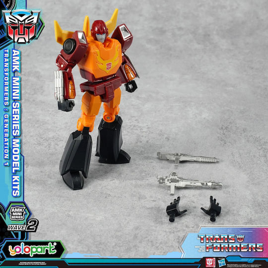 The Transformers Transformers Generation One Amk Mini Series Rodimus Prime Modellbausatz 11cm Figur 11cm