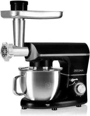 Zeegma Stand Mixer 1900W with Stainless Mixing Bowl 6.2lt