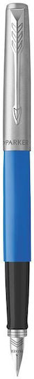 Parker Writing Pen Medium Blue made of Plastic with Blue Ink
