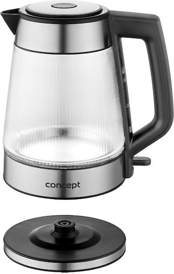 Concept Βραστήρας Ταξιδίου 1.7lt 2200W Γκρι