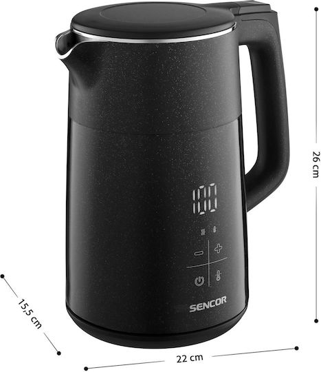 Sencor Kettle Travel Size 1.7lt 2200W Gray