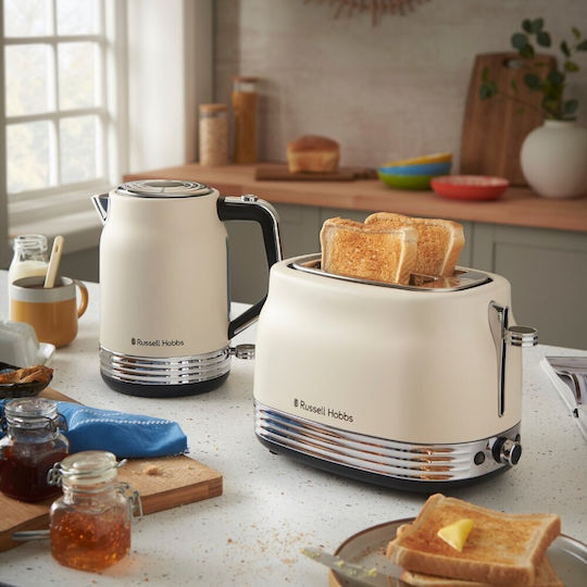 Russell Hobbs Hanley Retro Jasmine Reisekessel 1.7Es 2400W Grau