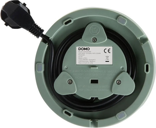 Domo Βραστήρας 1.7lt 2200W Πράσινος