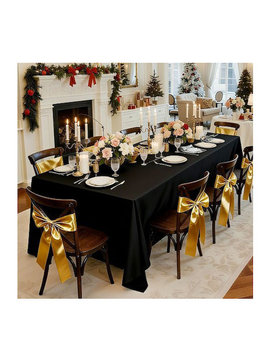 Vevor Tablecloth Set 6pcs Black 70x120cm