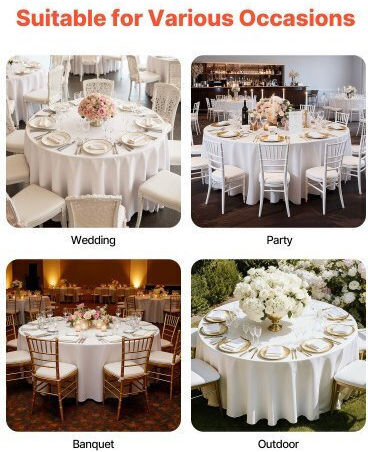 Vevor Rotunda Set 10pcs White 228.6x228.6cm