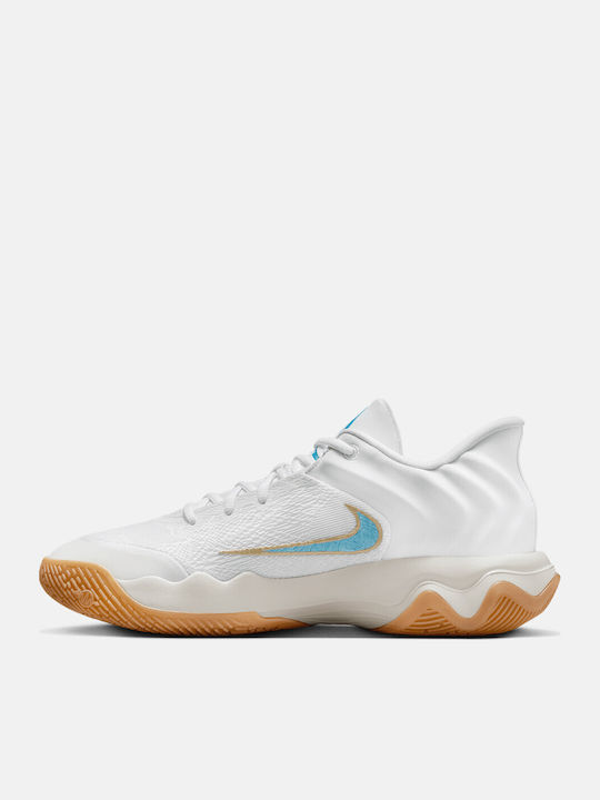 Giannis Immortality 4 Ниски Баскетболни обувки White / Coconut Milk / Aquarius Blue