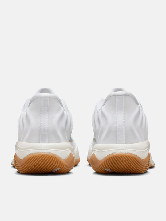 Giannis Immortality 4 Ниски Баскетболни обувки White / Coconut Milk / Aquarius Blue