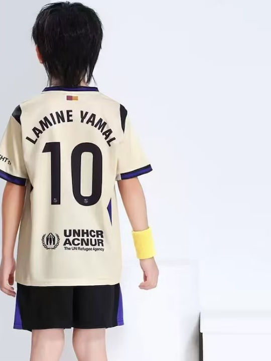 King Παιδικό Σετ Εμφάνισης Ποδοσφαίρου Yamal Barca Away 2026