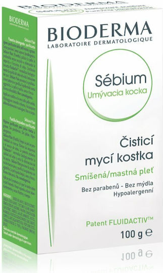 Bioderma Sebium Soap Bar Cleansing Face 100gr