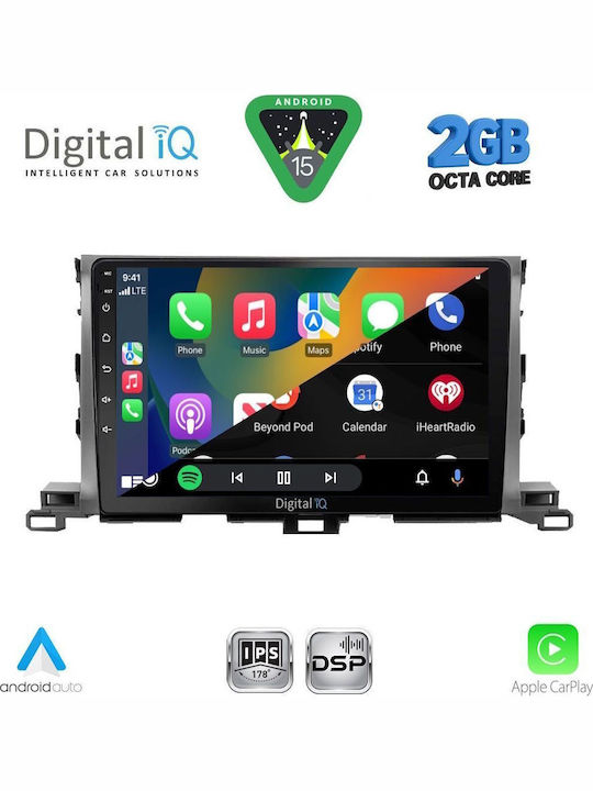 Digital IQ Автомобилна Аудио Система (Блутут/USB/WiFi/GPS/Apple-Carplay/Android-Auto) с Тъчскрийн 10"