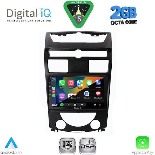 Digital IQ Car Audio System for Ssangyong Rexton 2006-2015 (Bluetooth/USB/WiFi/GPS/Apple-Carplay/Android-Auto) with Touch Screen 10"
