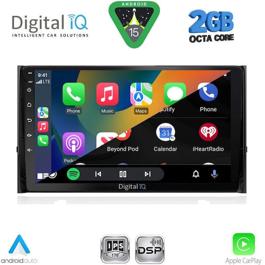 Digital IQ Ηχοσύστημα Αυτοκινήτου για Skoda Karoq / Kodiaq 2016 (Bluetooth/USB/WiFi/GPS/Apple-Carplay/Android-Auto) με Οθόνη Αφής 10"