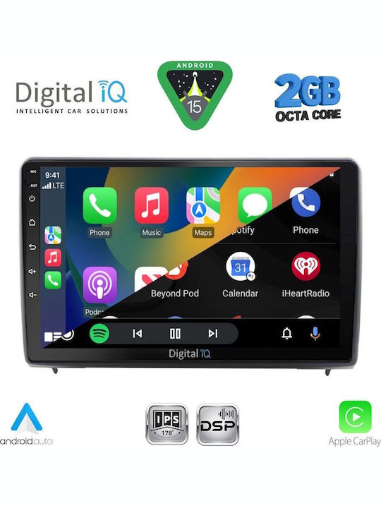 Digital IQ Car Audio System for Ford EcoSport 2018-2023 (Bluetooth/USB/WiFi/GPS/Apple-Carplay/Android-Auto) with Touch Screen 10"