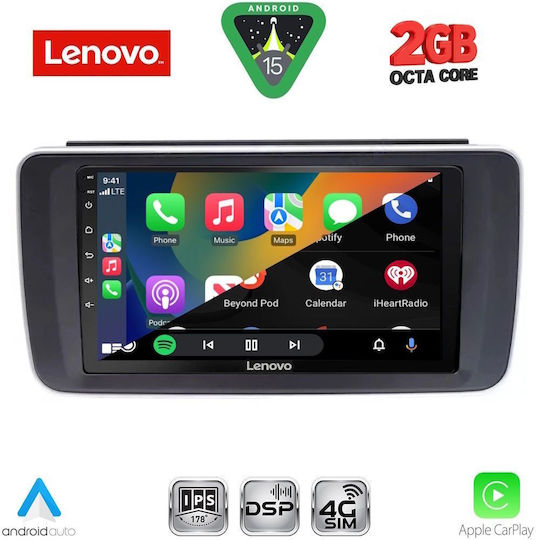Lenovo Car Audio System for Nissan Leaf 2018 (Bluetooth/USB/WiFi/GPS/Apple-Carplay/Android-Auto) with Touch Screen 9"
