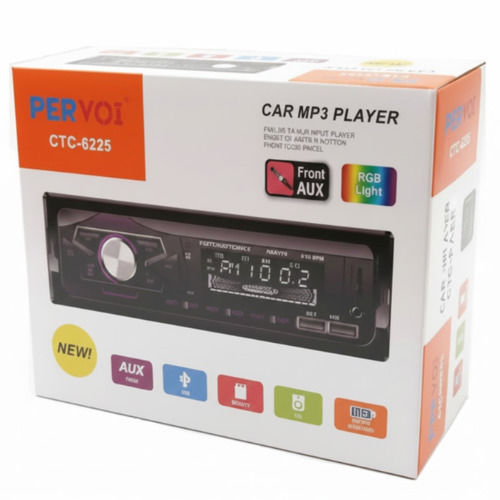PerVoi Car Radio 1 DIN Bluetooth USB