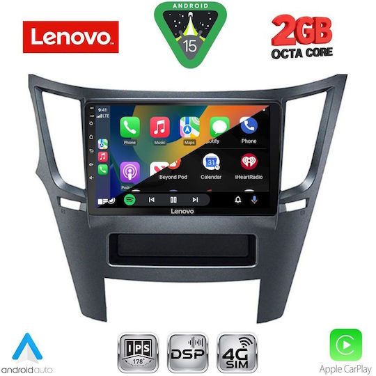 Lenovo Автомобилна Аудио Система (Блутут/USB/WiFi/GPS/Apple-Carplay/Android-Auto) с Тъчскрийн 9"
