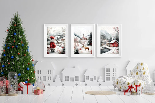 Set Images Posters Christmas Living Room