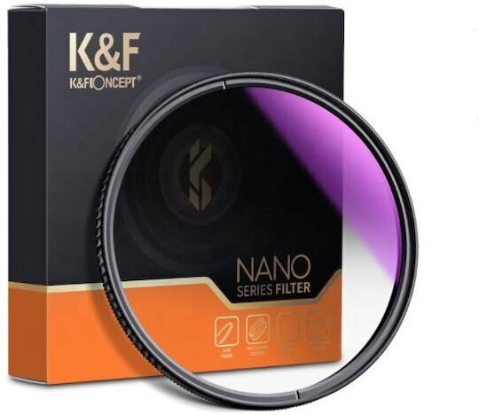 K&f Concept Filtru K&f Concept ND 0.9 ND8 MC Nano-X 77mm Tratament Hidrofob Acoperire Verde Optică Japonia Kf01.1185