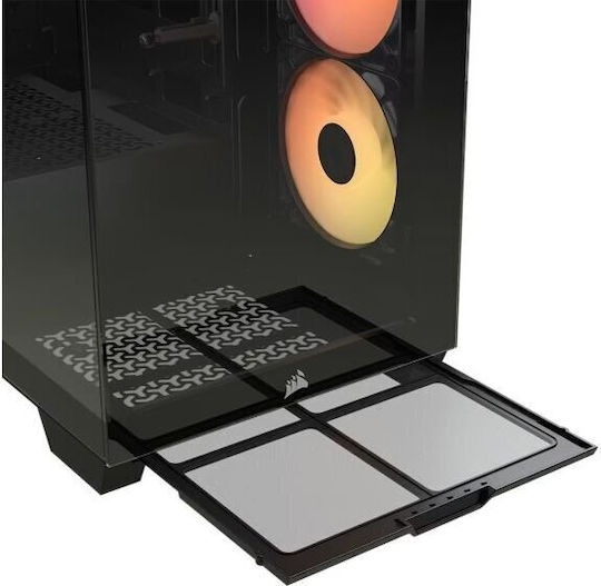 Corsair 3500X RS-R ARGB Gaming Midi Tower Κουτί Υπολογιστή με Πλαϊνό Παράθυρο Μαύρο