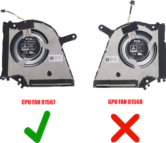Laptop Fan CPU Cooling Fan Asus Proart Studiobook Pro 16 Oled W7600 W7600h W7600h3a W7600h5a H7600hm Dfscm22716392b 13nb0tf0m10011 Fngk 13nb0ts0am0111 4pin Code 81567