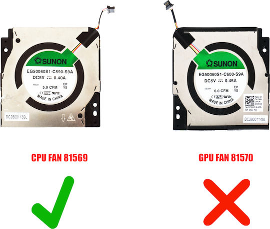 Laptop Fan Cpu Cooling Fan Dell Precision 5470 5480 5490 Eg50060s1-c590-s9a Dc2800113sl 03fcrk 4pin Code 81569