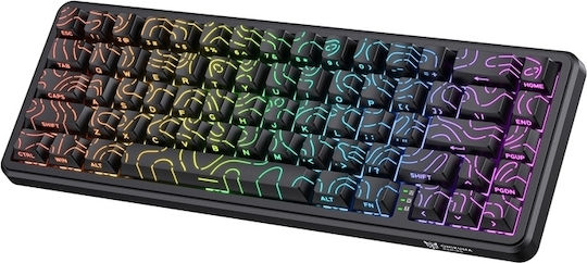 Onikuma G67 Gaming Tastatur mit RGB-Beleuchtung (Englisch US)