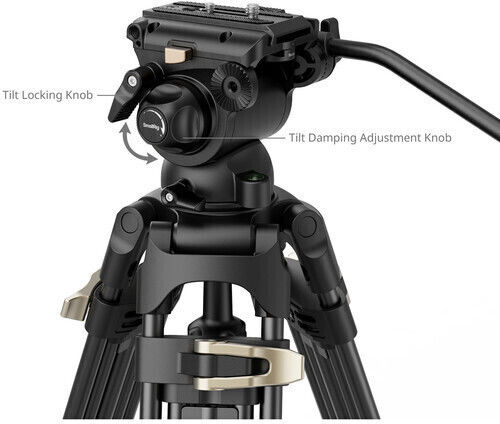 Smallrig Ad-01s Heavy-duty Tripod Fluid Head Kit 4686