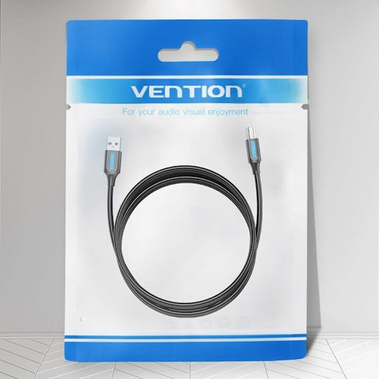Vention USB 2.0 Cable USB-A male - USB-B male Μαύρο 5m COQBJ