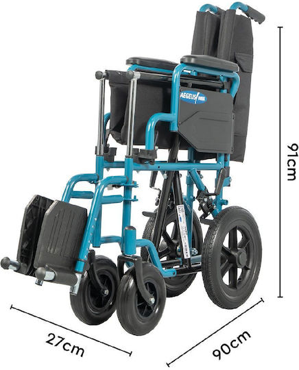 Mobiak Aegeus Инвалидна количка 12" 50см 0815004 Златист