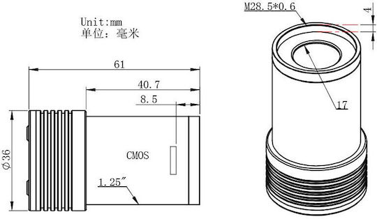 ZWO Kamera Asi 120mm Mini Mono
